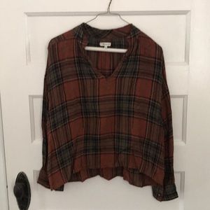 Cropped flannel